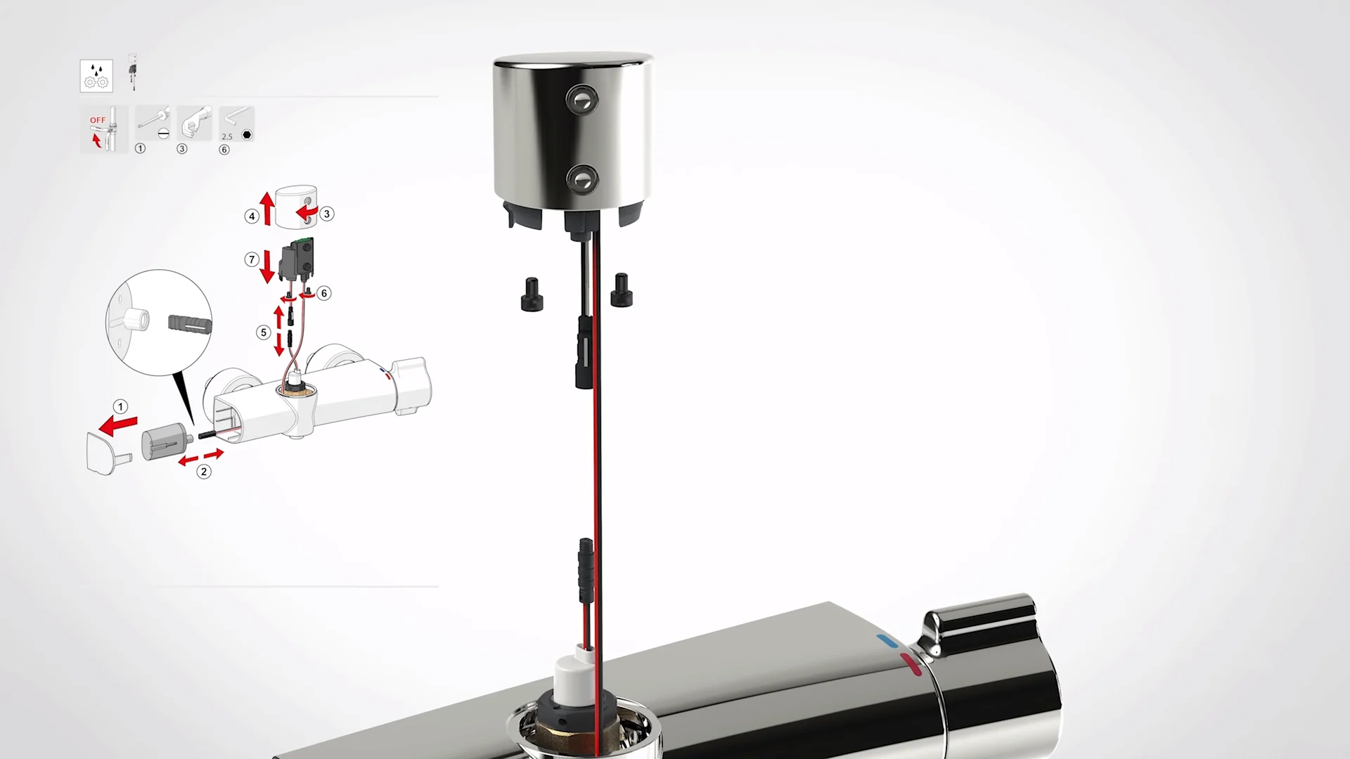 Clinica Touchless Thermostat - Changing Sensor and Solenoid valve membrane